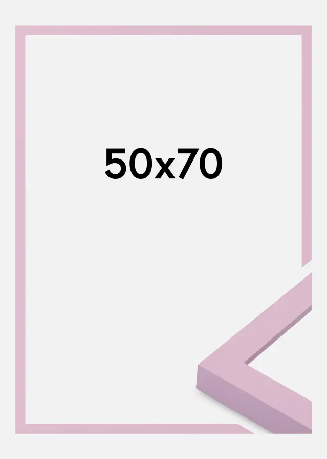 Jämtlands Ramfabrik Rahmen Selection Acrylglas Pink 50x70 cm