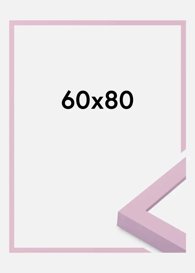 Jämtlands Ramfabrik Rahmen Selection Acrylglas Pink 60x80 cm