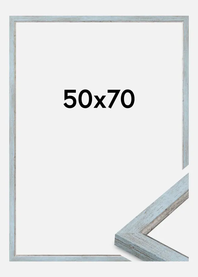Jämtlands Ramfabrik Rahmen Whitby Acrylglas Blau 50x70 cm