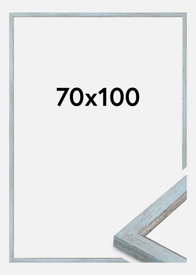 Jämtlands Ramfabrik Rahmen Whitby Acrylglas Blau 70x100 cm