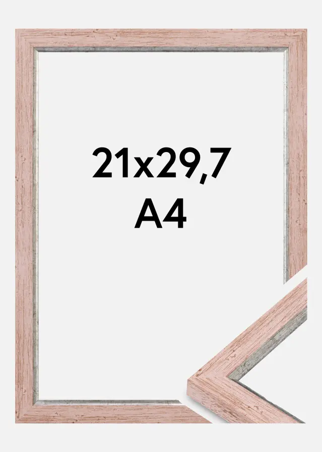 Jämtlands Ramfabrik Rahmen Whitby Acrylglas Rot 21x29,7 cm (A4)