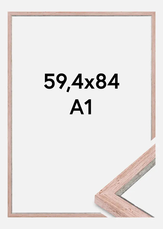 Jämtlands Ramfabrik Rahmen Whitby Acrylglas Rot 59,4x84,1 cm (A1)