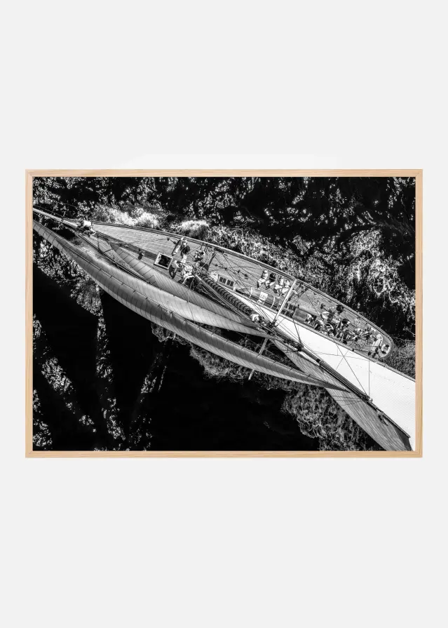 Bildverkstad Above the racing ship Poster