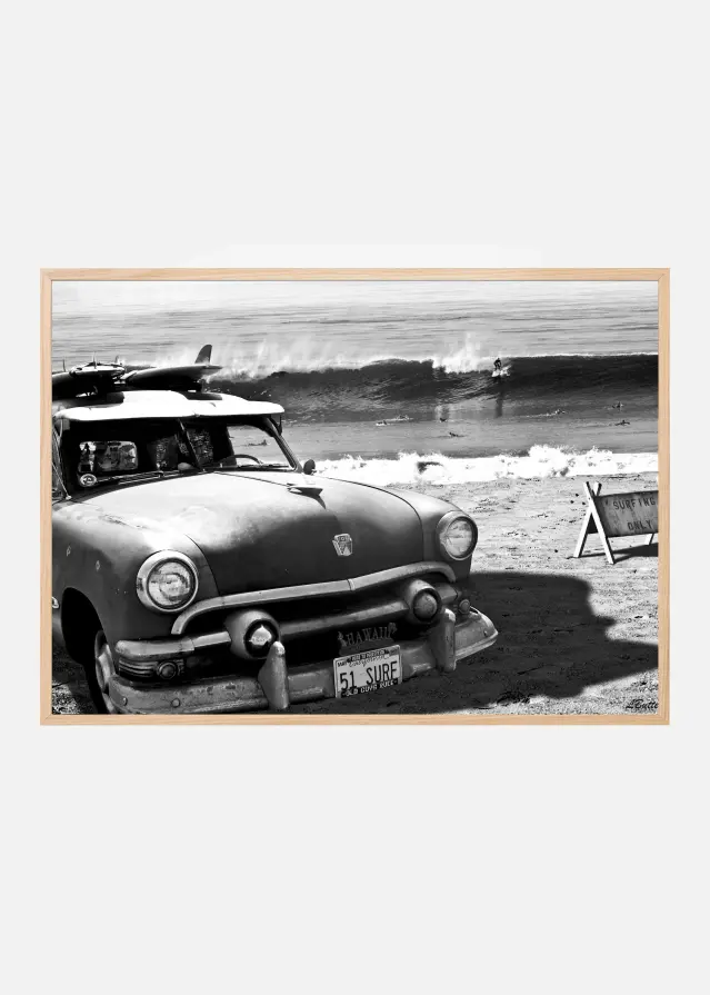 Bildverkstad Vintage Ford Woody Poster