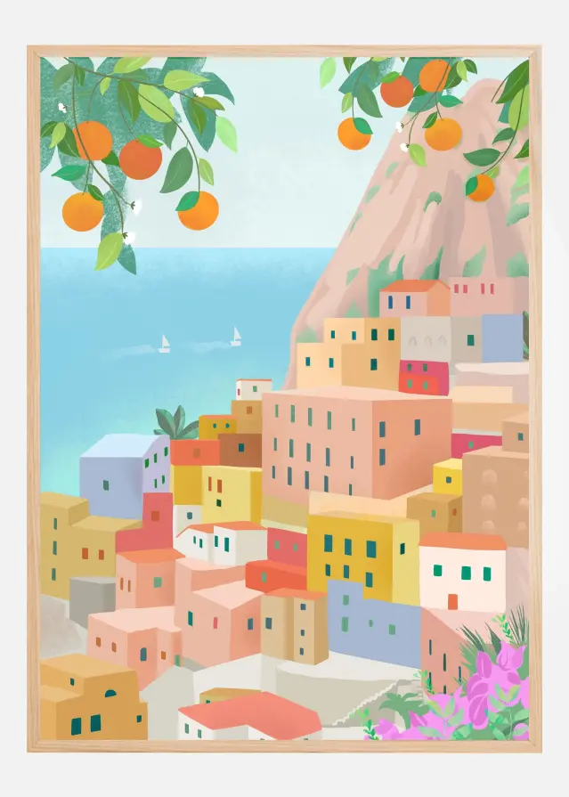 Bildverkstad Amalfi Poster