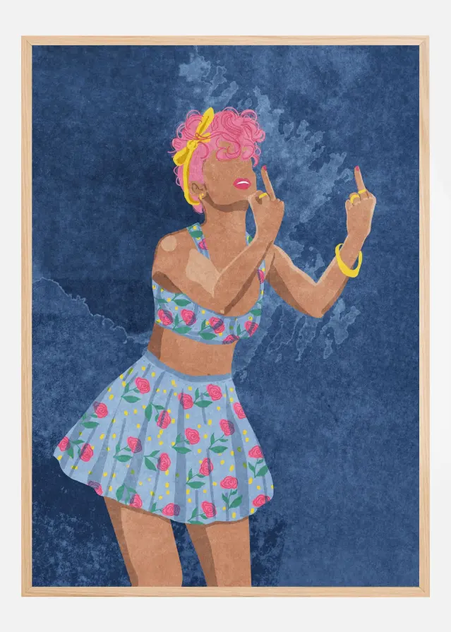 Bildverkstad Not your girl Poster