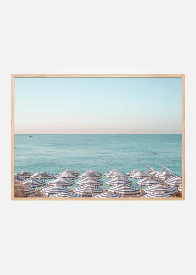 Bildverkstad Riviera Beach Umbrellas Poster
