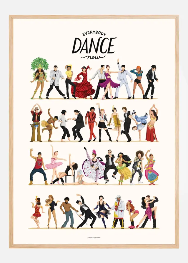Bildverkstad Everybody Dance Now Poster