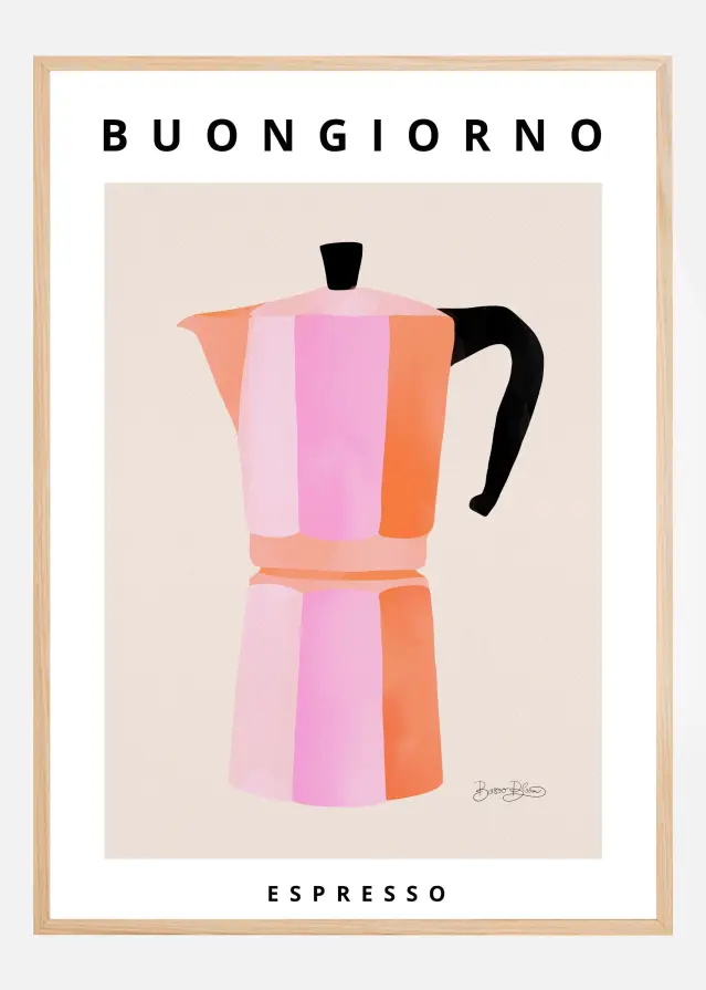 Bildverkstad Buongiorno Espresso Poster