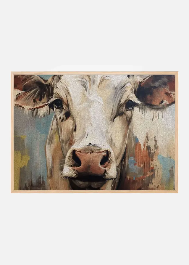 Bildverkstad Cow No 1 Poster