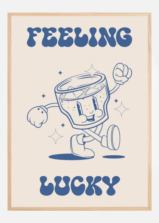Bildverkstad Feeling Lucky Poster