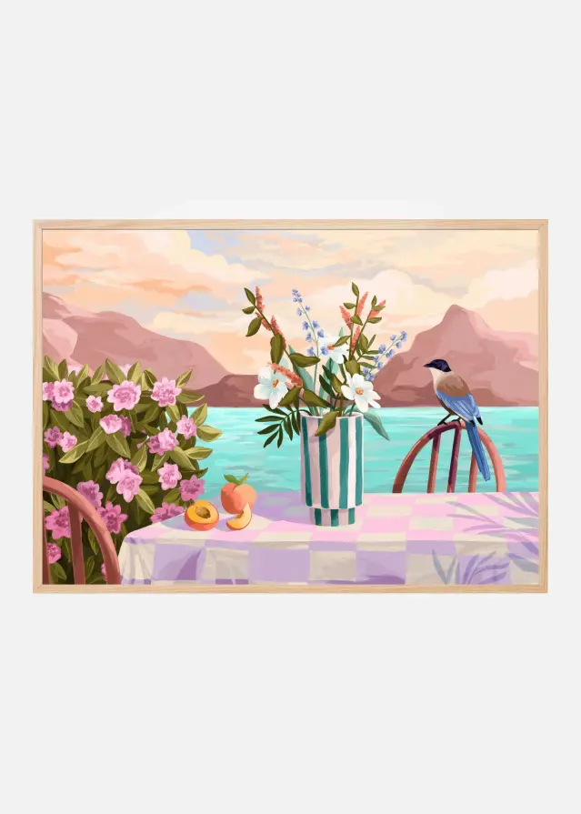 Bildverkstad Peachy Evenings Poster