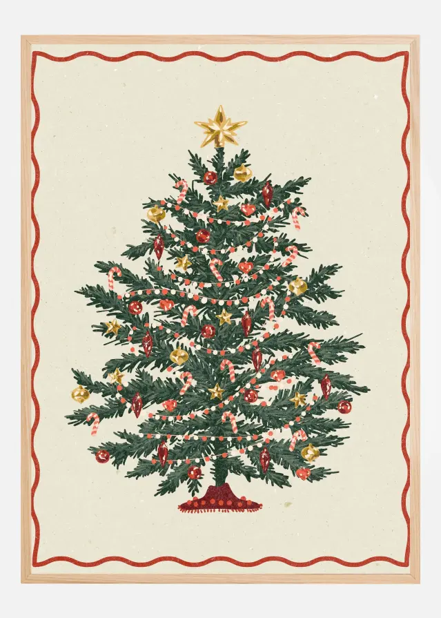 Bildverkstad Christmas tree Poster