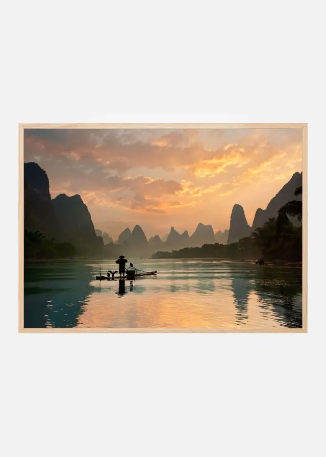 Bildverkstad Golden Li River Poster