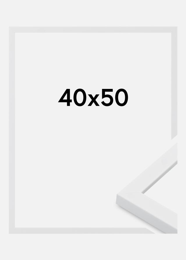 Jämtlands Ramfabrik Rahmen Oban Acrylglas Weiß 40x50 cm