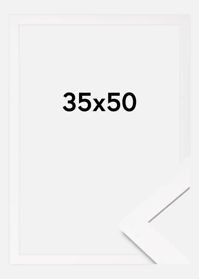 BGA Rahmen BGA Classic Acrylglas Weiß 35x50 cm