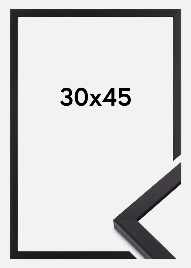 Mavanti Rahmen Torrance Matt Antireflexglas Schwarz 30x45 cm