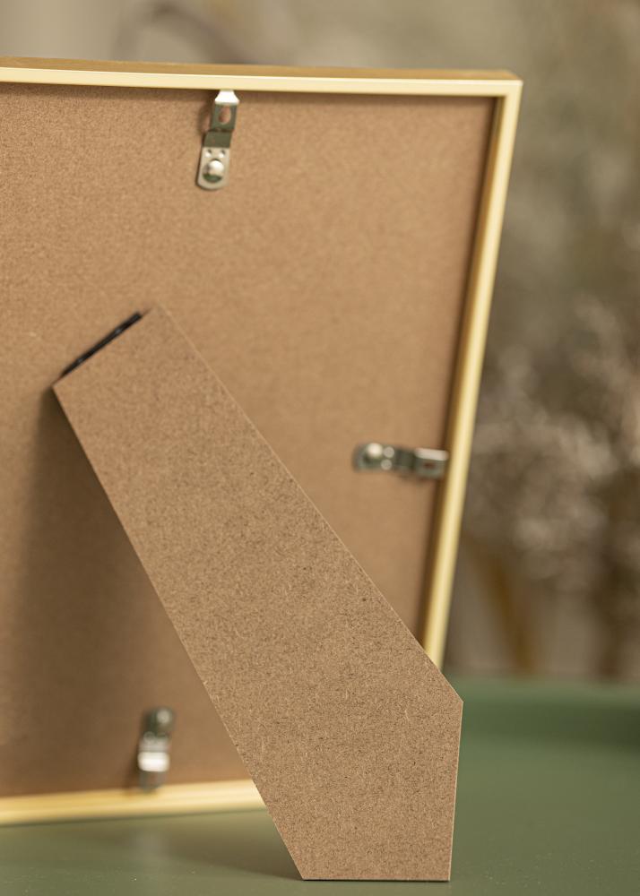 Ram med passepartou Rahmen New Lifestyle Shiny Gold 30x40 cm - Passepartout Schwarz 21x29,7 cm