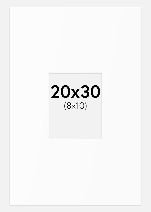 Artlink Passepartout Weiß Standard (weißer Kern) 20x30 cm (8x10)