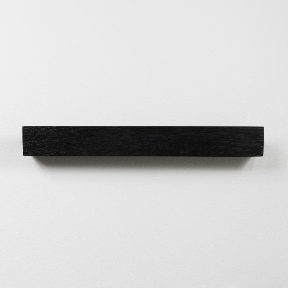 By Wirth Magnet Shelf Black Painted Oak 40 cm