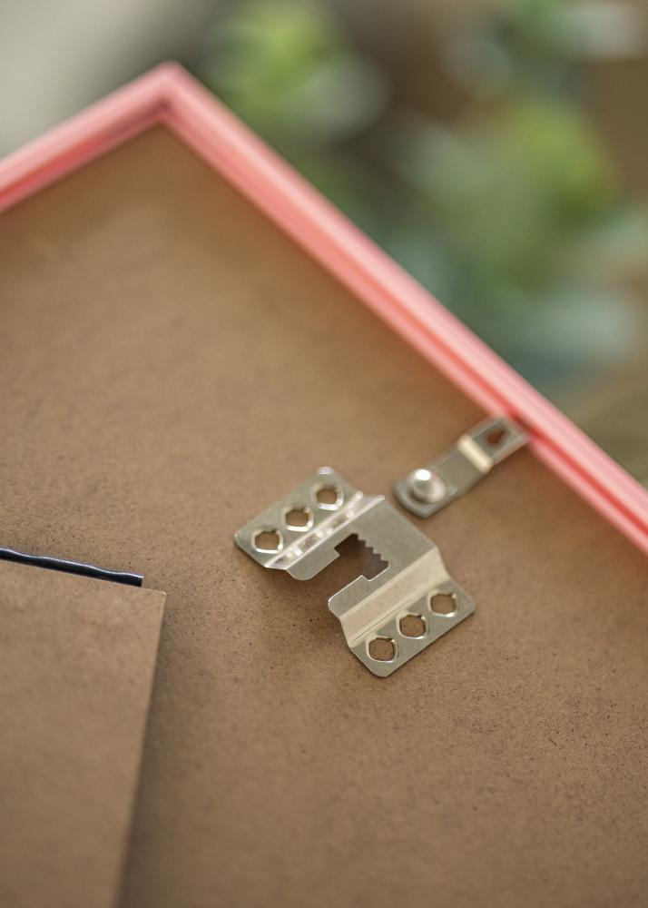 Ram med passepartou Rahmen New Lifestyle Rosa 30x40 cm - Passepartout Weiß 20x30 cm