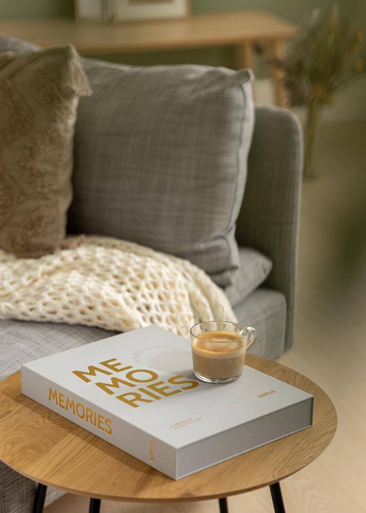 KAILA KAILA MEMORIES Grey XL - Coffee Table Photo Album - 60 Bilder i 11x15 cm