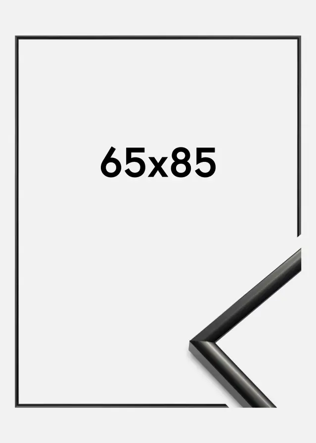 BGA Rahmen New Lifestyle Acrylglas Schwarz 65x85 cm