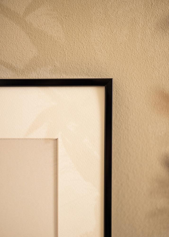 BGA Aluminiumrahmen Acrylglas Schwarz 21x29,7 cm (A4)