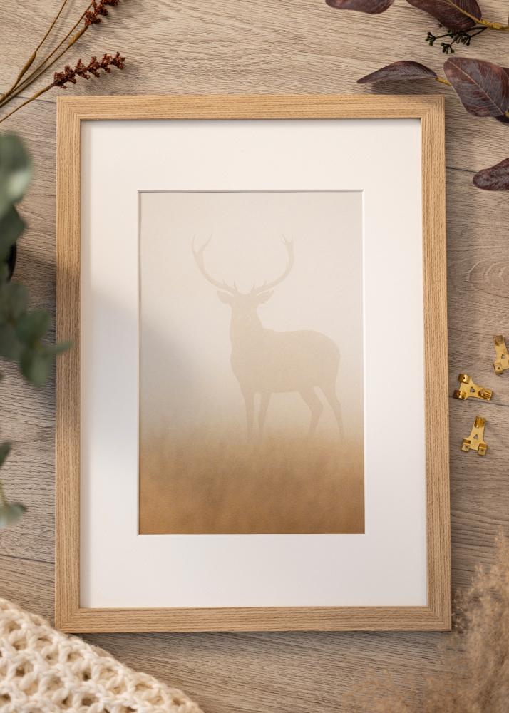 BGA Rahmen Deco Acrylglas Eiche 21x29.7 cm (A4)