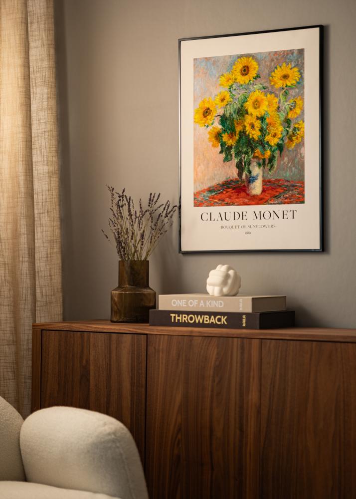 BGA Aluminiumrahmen Acrylglas Schwarz 21x29,7 cm (A4)