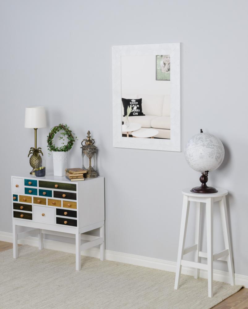 Bubola e Naibo Spiegel Varenna Design Weiß