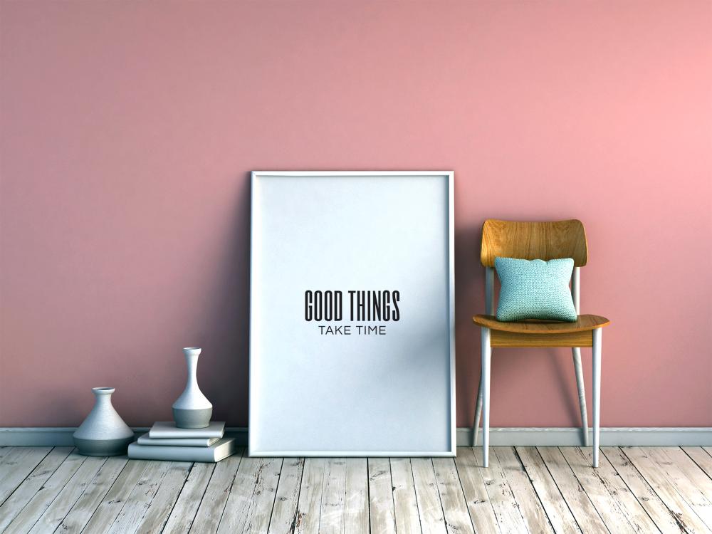 Bildverkstad Good things - take time Poster