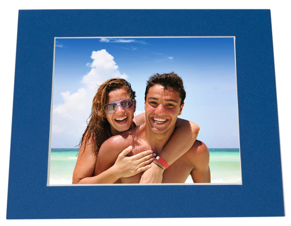 Egen tillverkning - Passepartouter Passepartout Blau 15x15 cm (8,5x8,5)