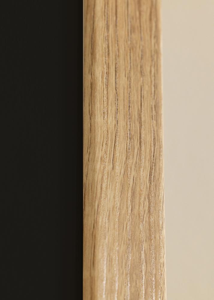 Ram med passepartou Rahmen Fiorito Helle Eiche 30x40 cm - Passepartout Schwarz 21x30 cm