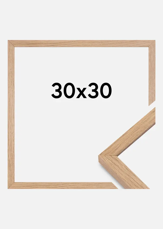 Mavanti Rahmen Montgomery Matt Antireflexglas Eiche 30x30 cm