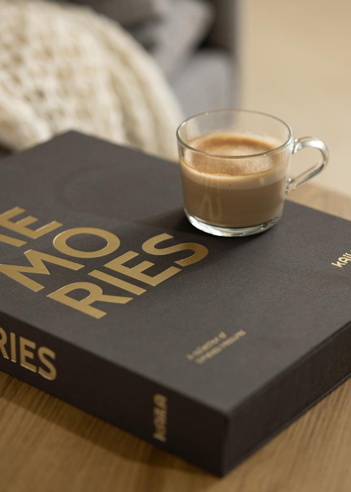 KAILA KAILA MEMORIES Black XL - Coffee Table Photo Album - 60 Bilder i 11x15 cm