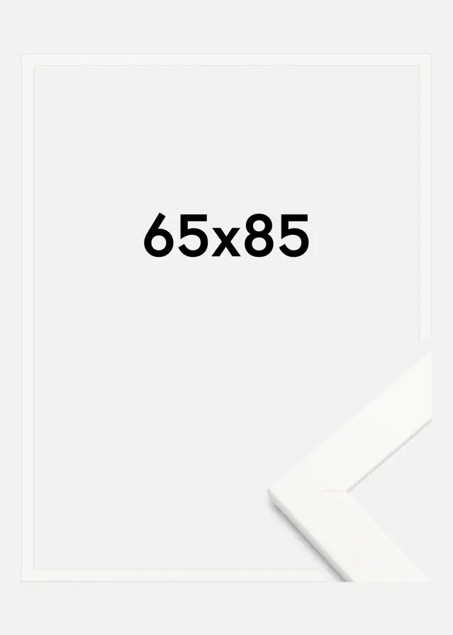 Artlink Rahmen Trendline Acrylglas Weiß 65x85 cm