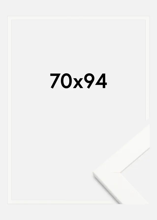 Artlink Rahmen Trendline Acrylglas Weiß 70x94 cm