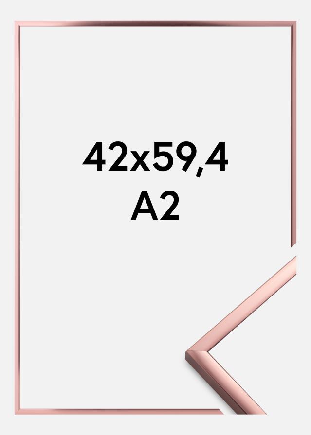 Artlink Rahmen Poster Frame Aluminum Roségold 42x59,4 cm (A2)