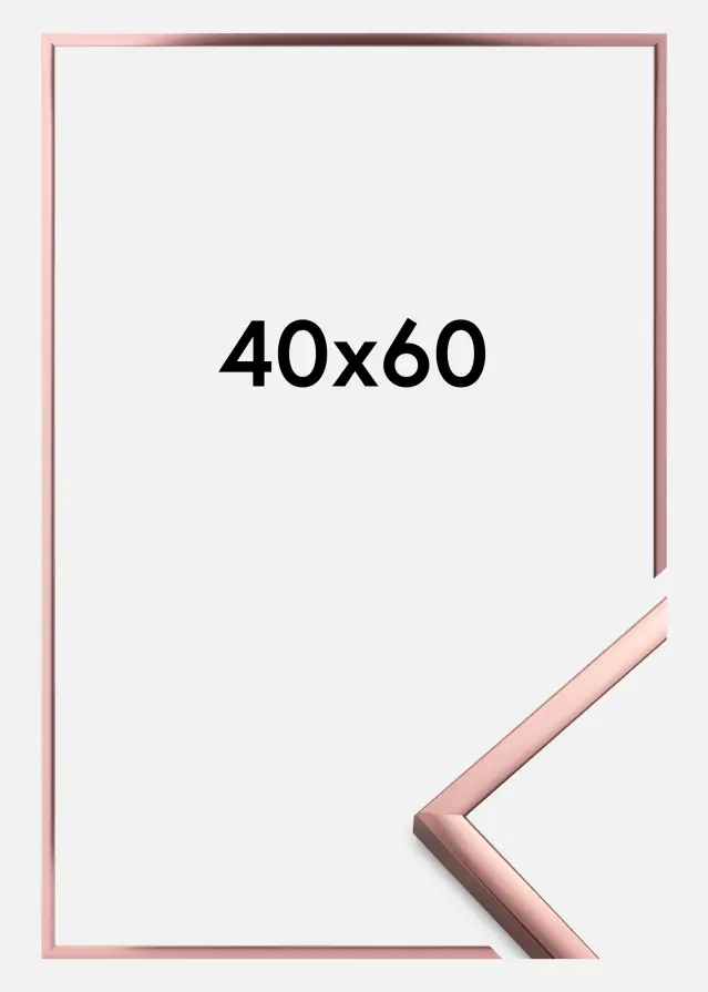 Artlink Rahmen Poster Frame Aluminum Roségold 40x60 cm