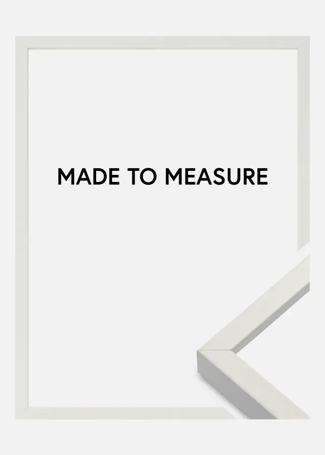 Ramverkstad Rahmen Vivaldi Weiß - Größe nach Wunsch