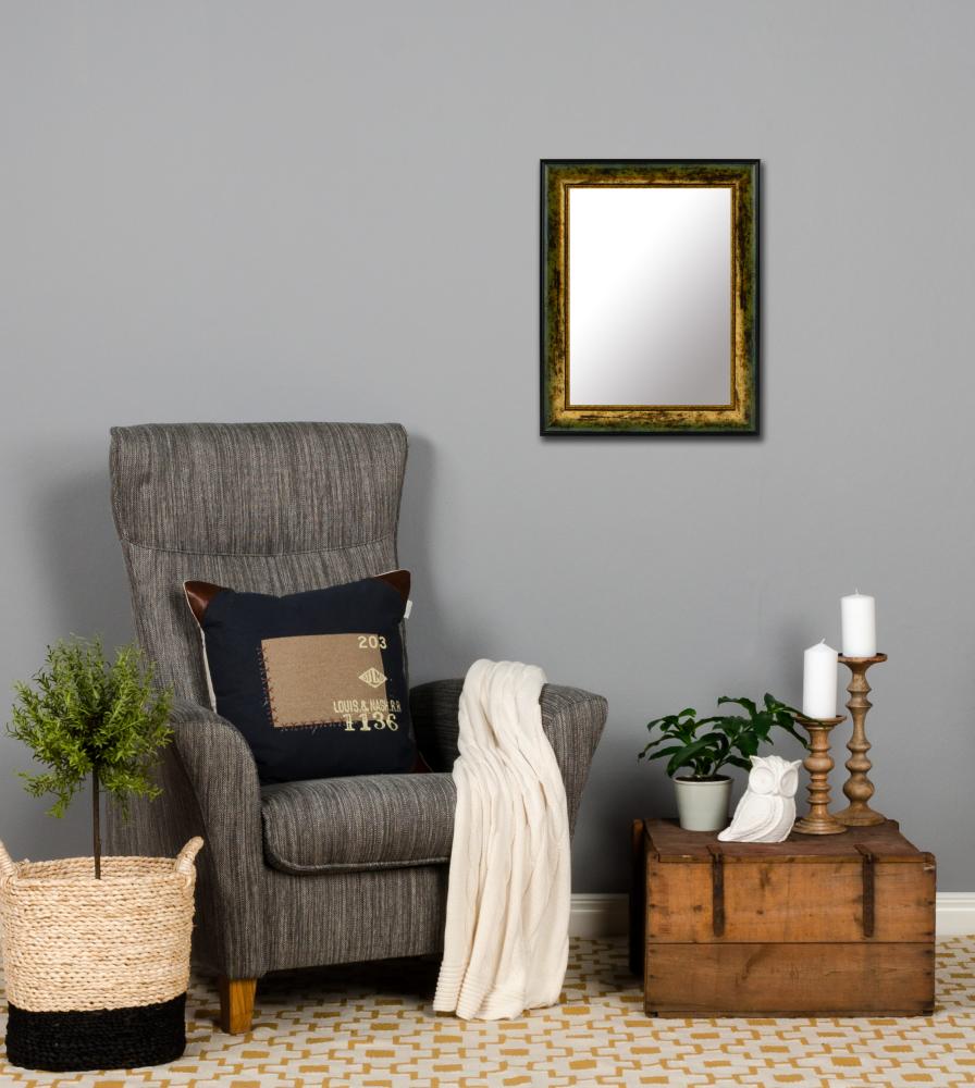 Ramverkstad Spiegel Roxen Gold Meliert - Maßgefertigt