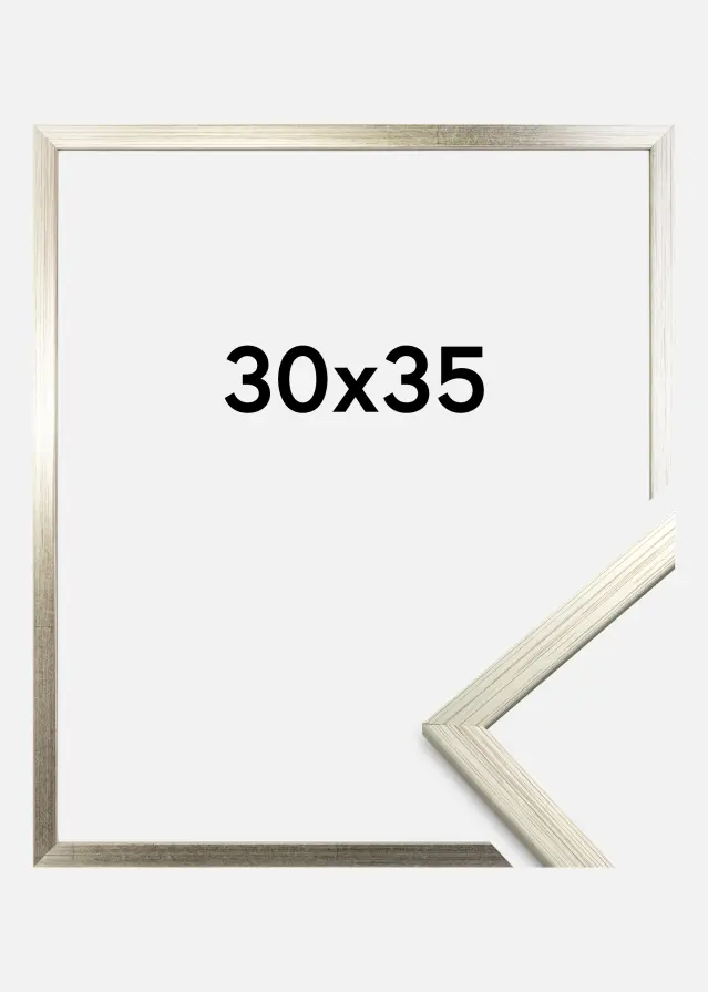 Galleri 1 Rahmen Edsbyn Acrylglas Silber 30x35 cm