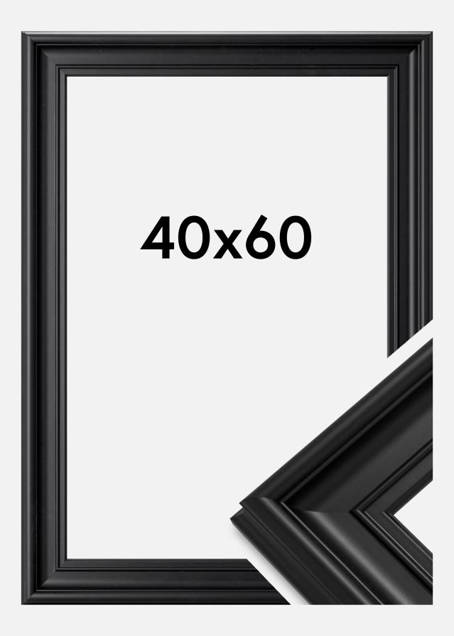 Ramverkstad Rahmen Mora Premium Schwarz 40x60 cm