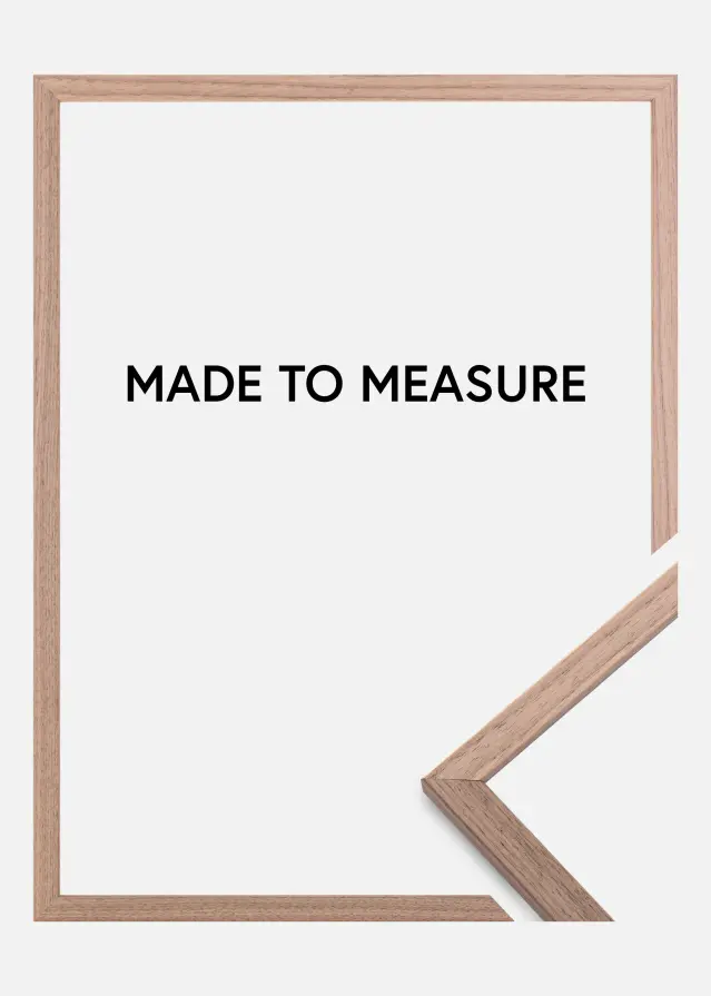 Ramverkstad Rahmen Edsbyn Ljus Walnuss - Größe nach Wunsch