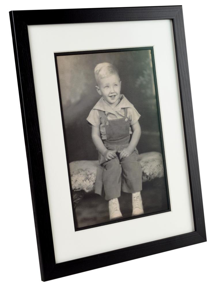 Egen tillverkning - Passepartouter Passepartout zweilagig - Weiß/Schwarz