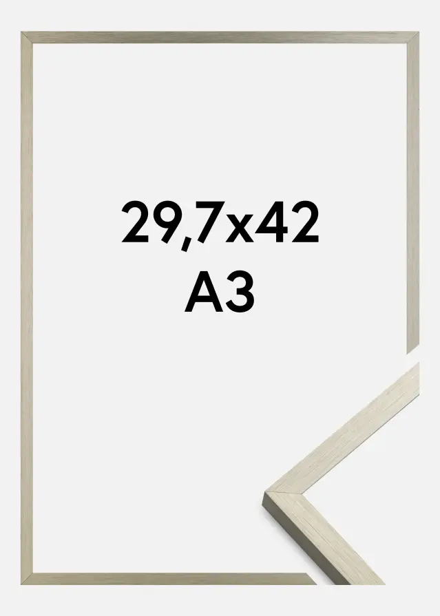 Walther Rahmen Chair Edelstahl 29,7x42 cm (A3)