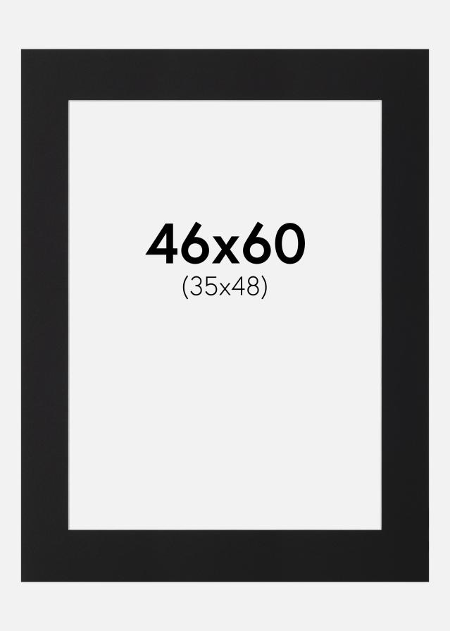 Artlink Passepartout Schwarz Standard (weißer Kern) 36x60 cm (35x48)