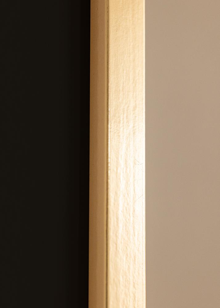 Ram med passepartou Rahmen Trendy Gold 50x60 cm - Passepartout Schwarz 35x45 cm