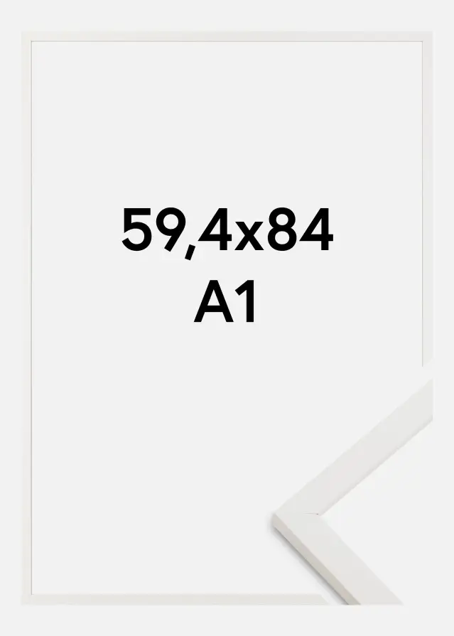 Artlink Rahmen Trendy Acrylglas Weiss 59,4x84,1 cm (A1)